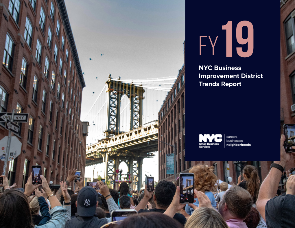 FY19 NYC Business Improvement Districts (BID) Trends Report