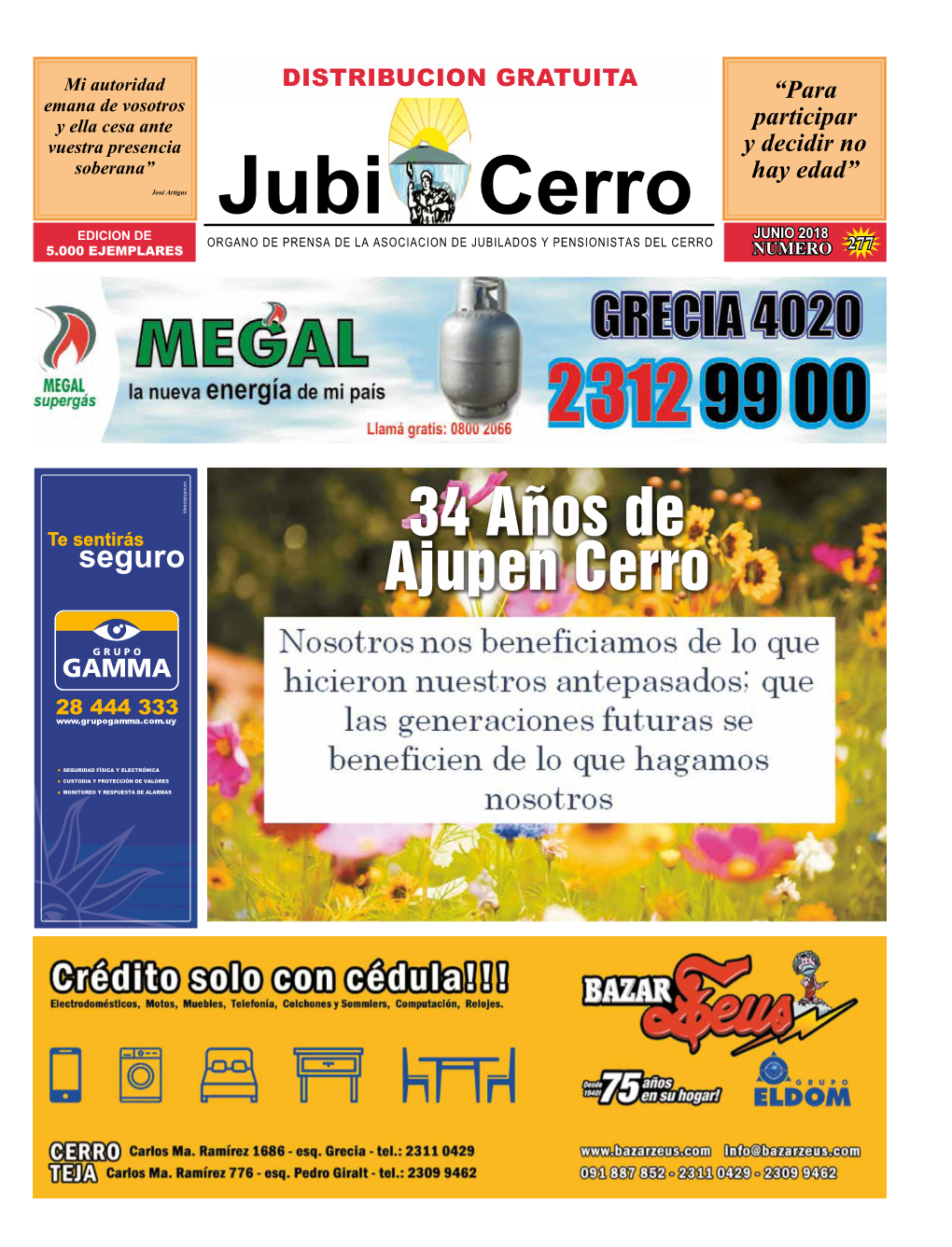 34 Años De Ajupen Cerro Jubicerro Nº 277 Página 2