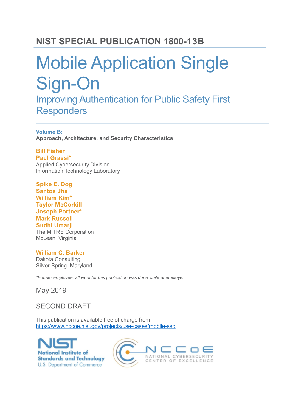 Mobile Application Single Sign-On Improving Authentication for Public Safety First Responders