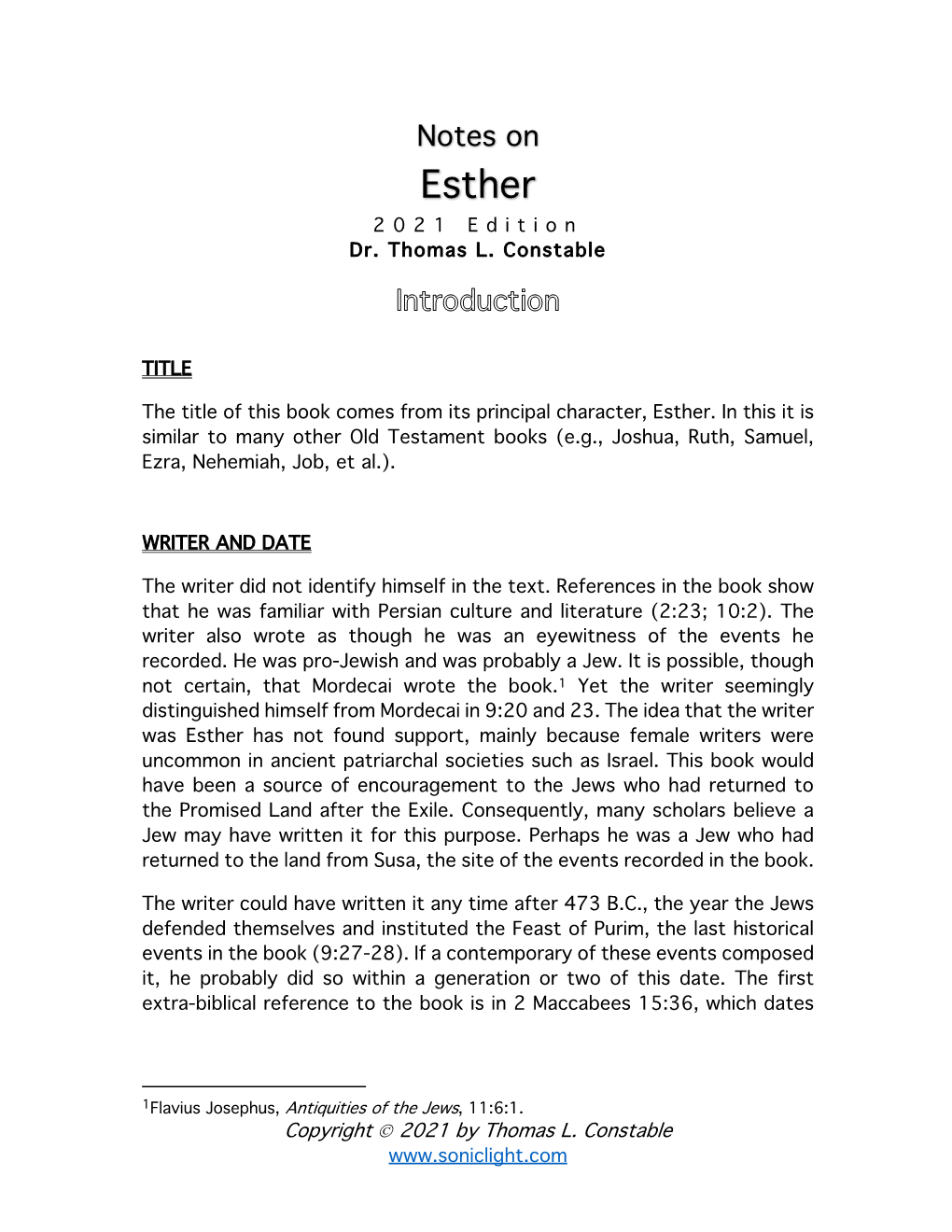 Esther 202 1 Edition Dr