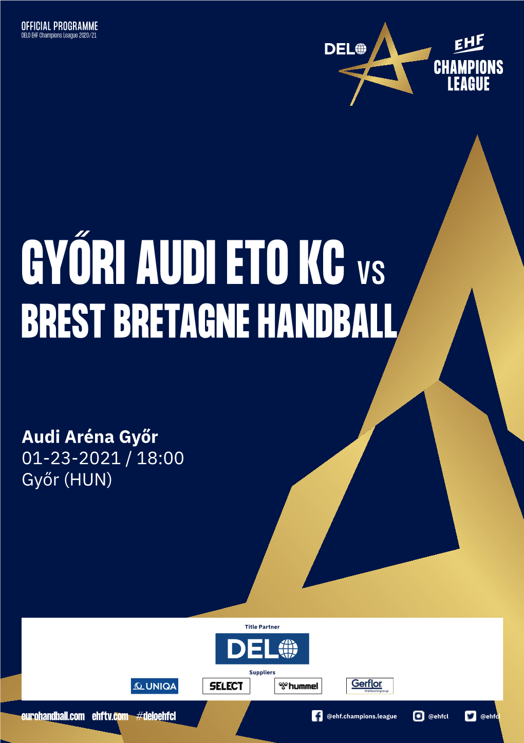 GYŐRI AUDI ETO KC Vs BREST BRETAGNE HANDBALL