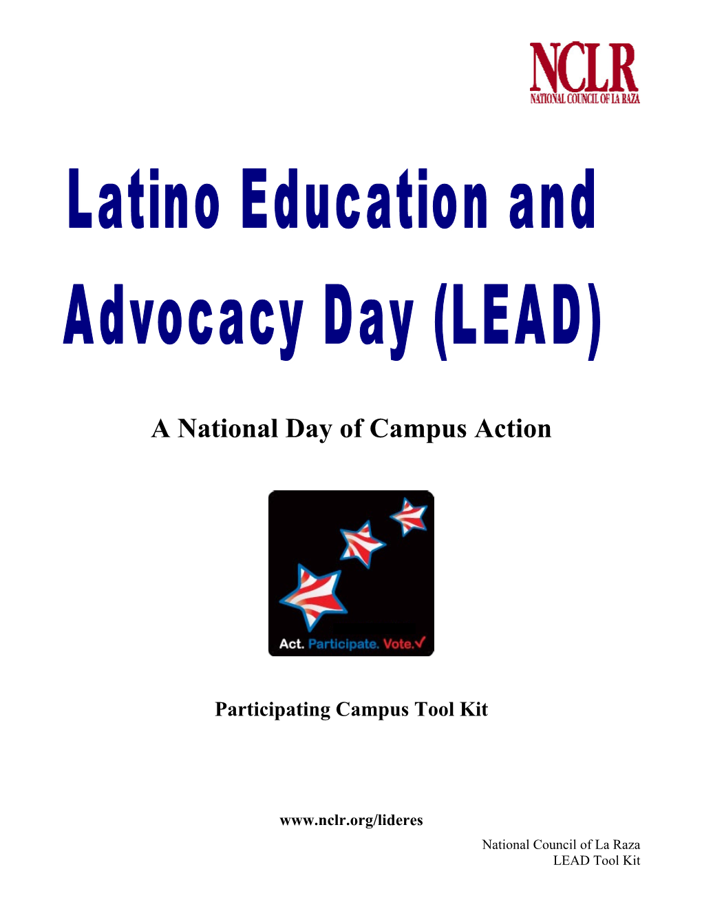 A National Day of Campus Action