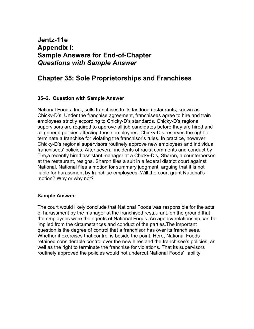 Chapter 4 - Constitutional Authority to Regulate Business s12