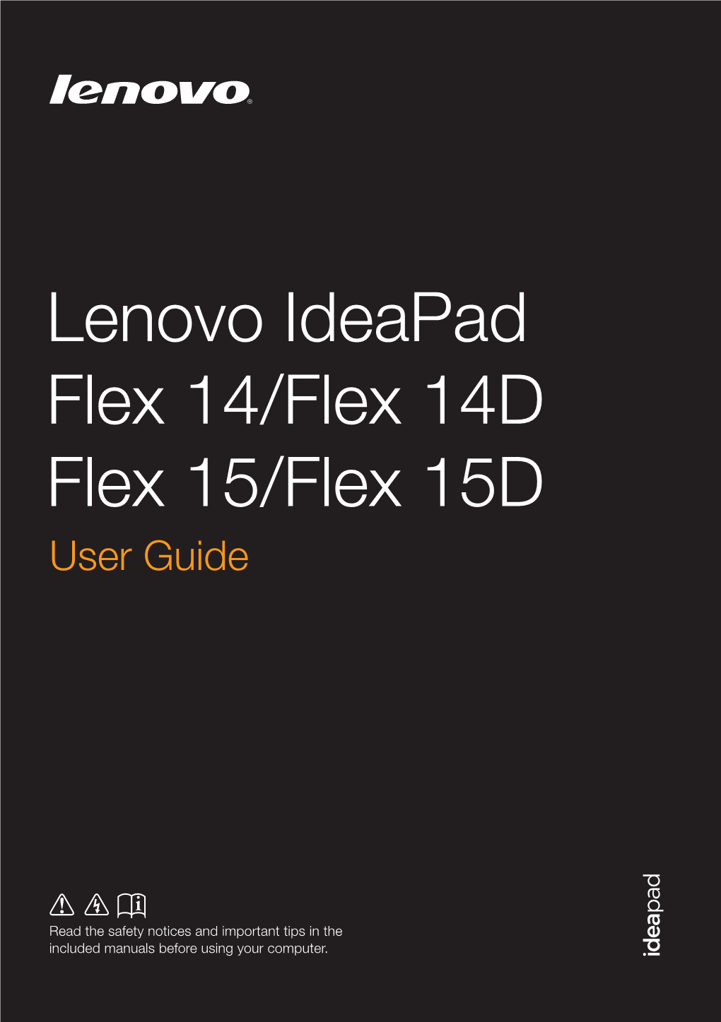 Lenovo Ideapad Flex 14/Flex 14D Flex 15/Flex 15D User Guide