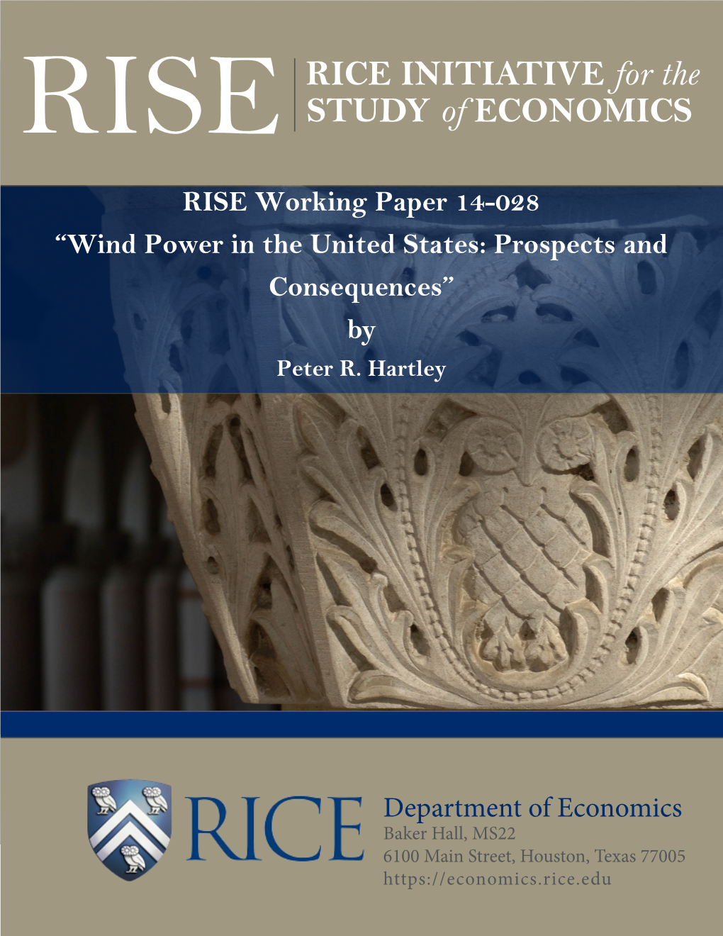 Wind Power in the United States: Prospects and Consequences” by Peter R