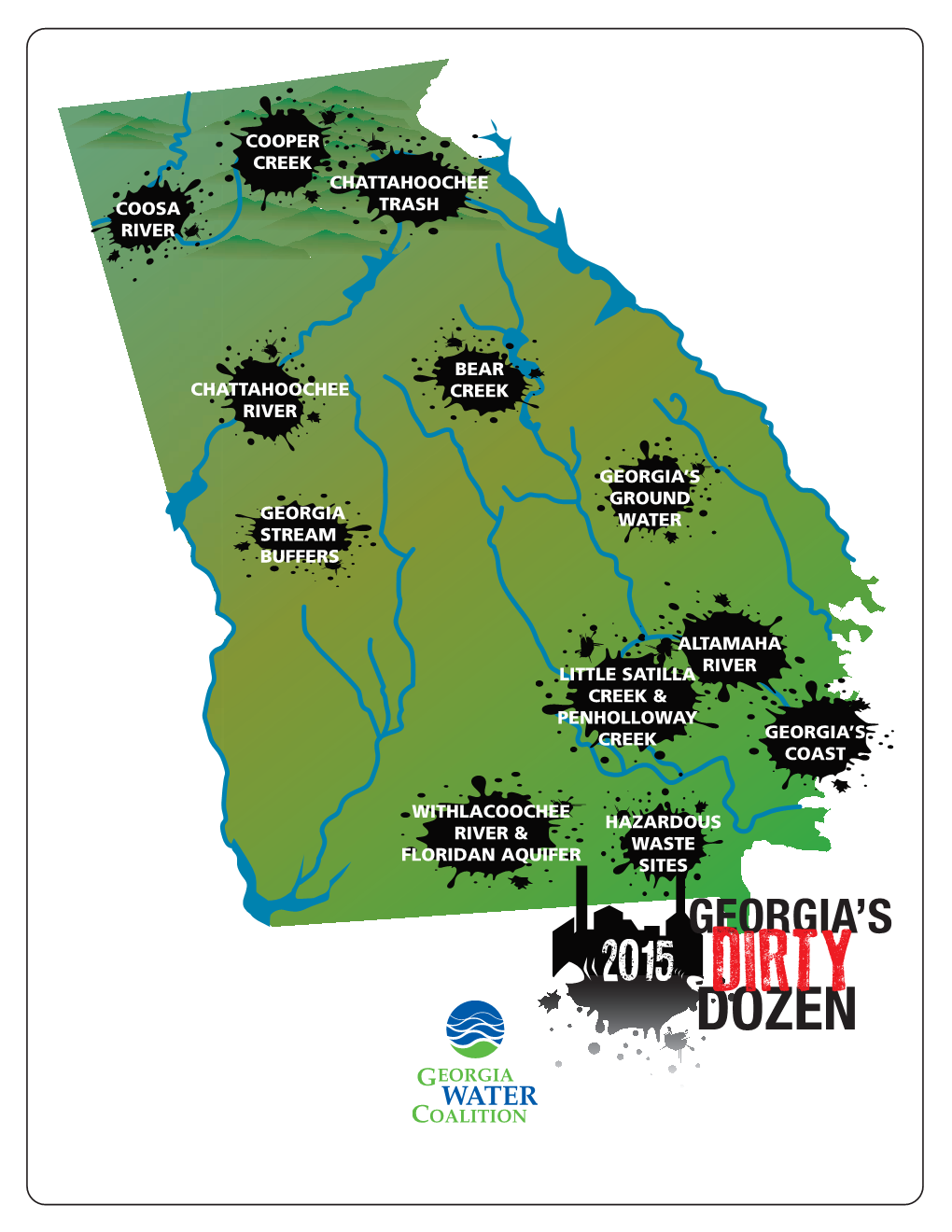Coosa River Georgia Stream Buffers Withlacoochee