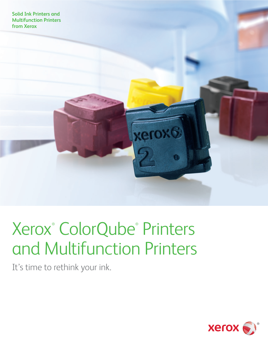 Xerox Colorqube Solid Ink Printers and Mfps