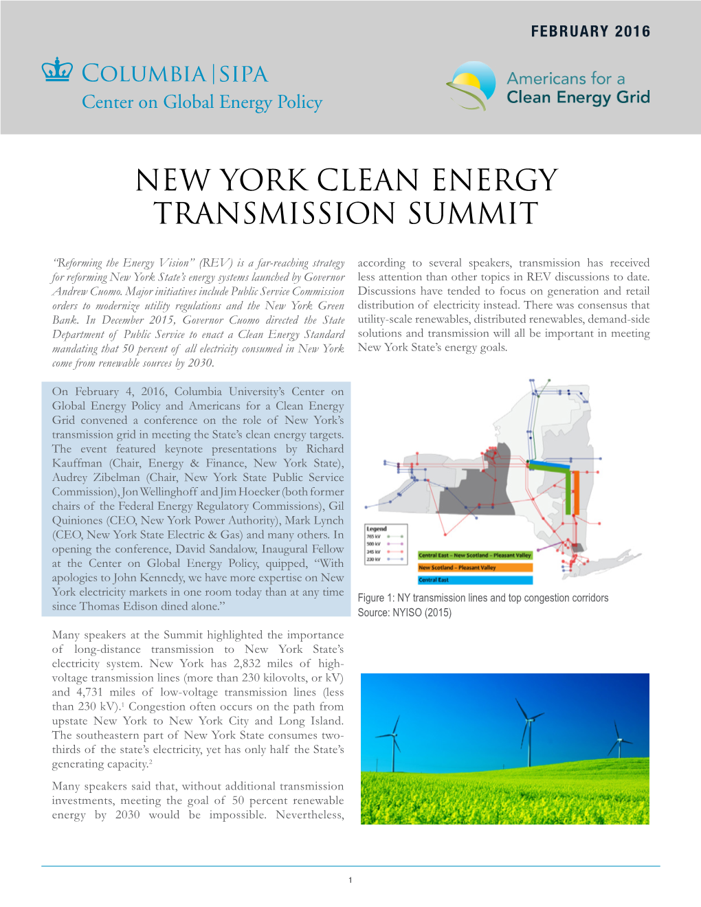 New York Clean Energy Transmission Summit