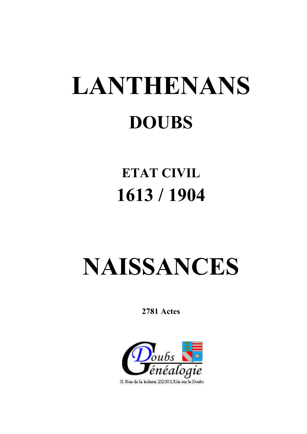 Lanthenans Doubs