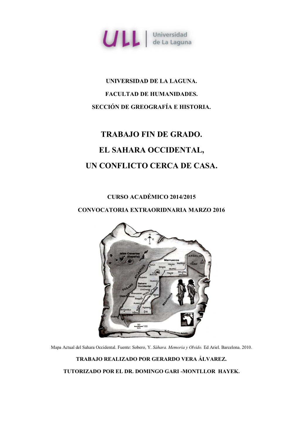 El Sahara Occidental, Un Conflicto Cerca De Casa