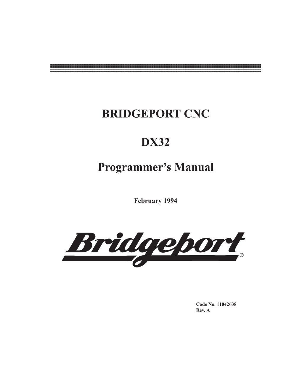 DX32 Prog Man/2638