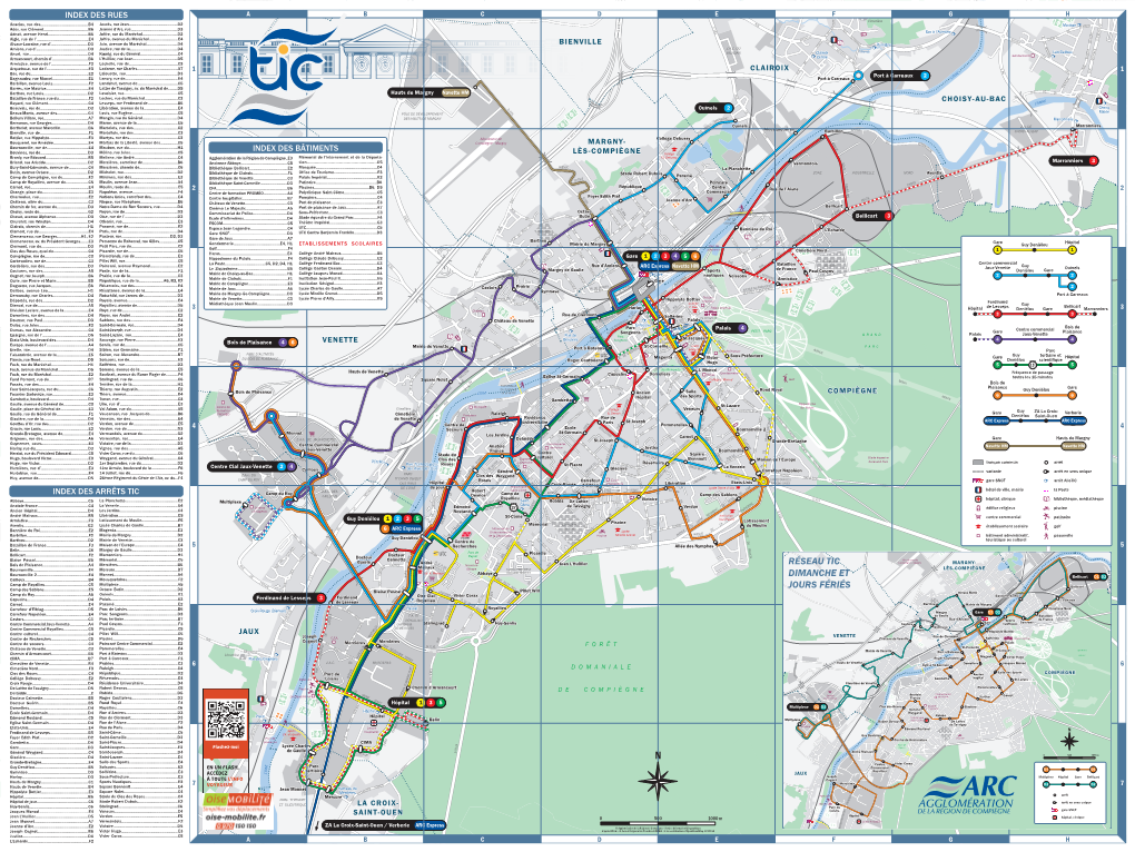 Plan Des Bus De Compiègne