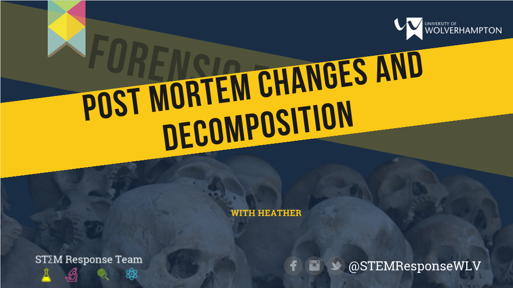 Post Mortem Changes and Decomposition