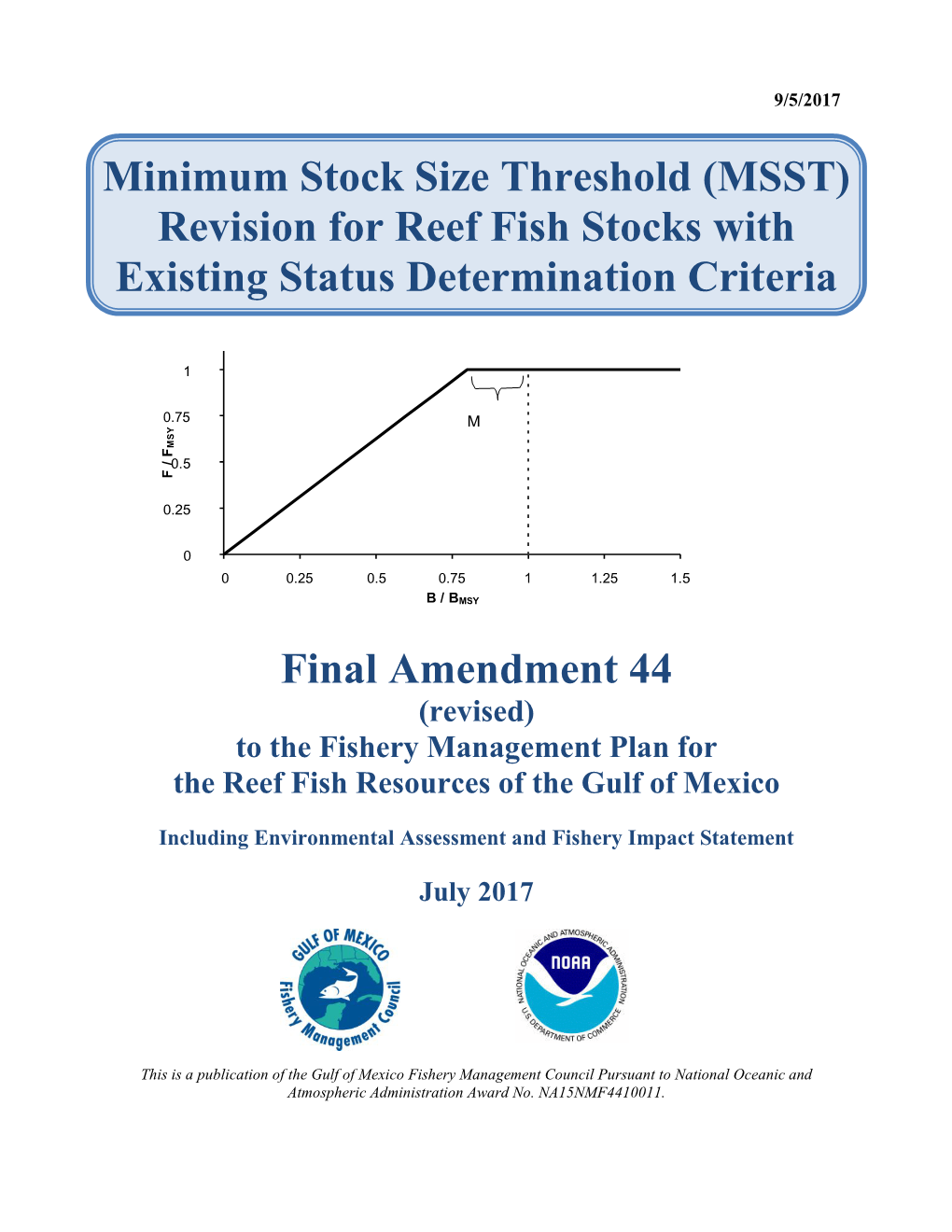 Reef Fish Amendment 44