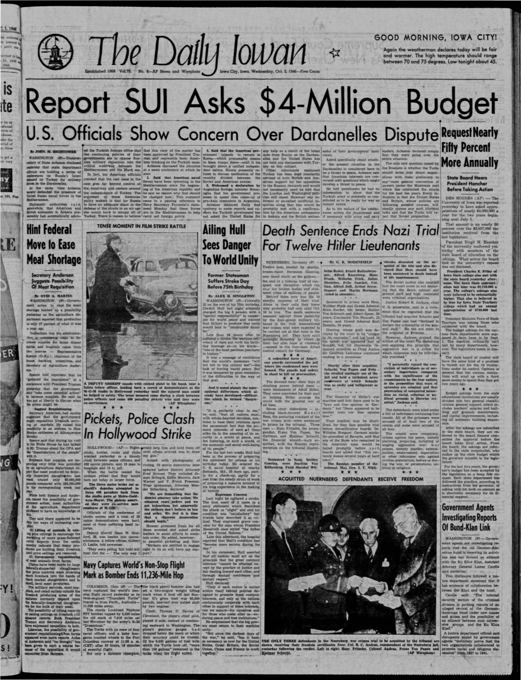 Daily Iowan (Iowa City, Iowa), 1946-10-02