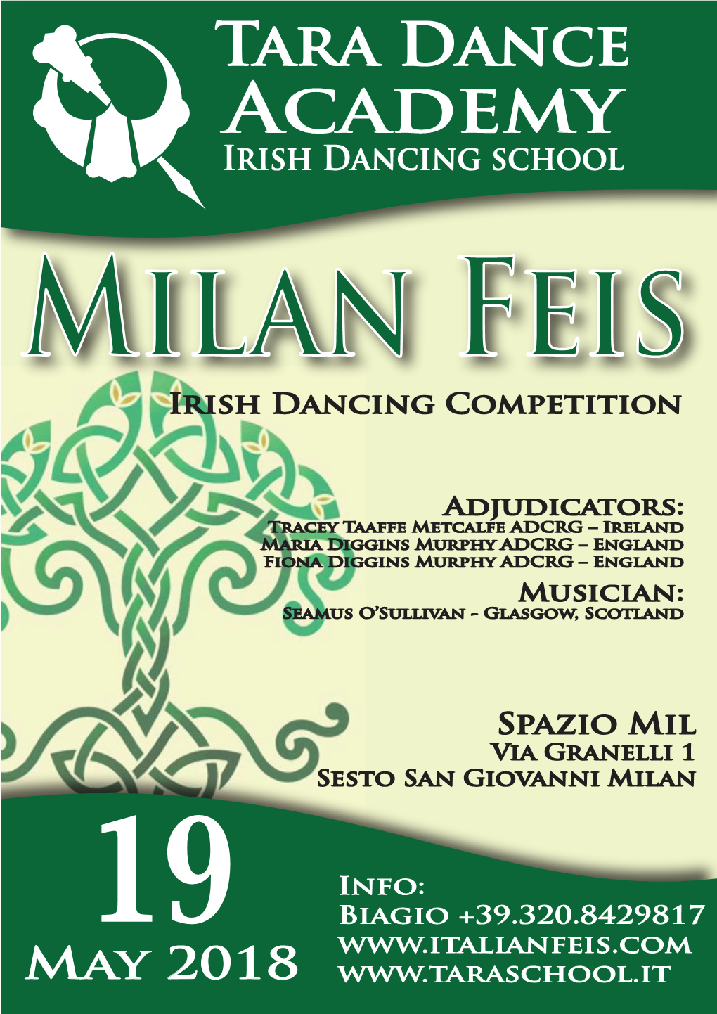 Academy Irish Dancing School Milan Feis Irish Dancing Competition