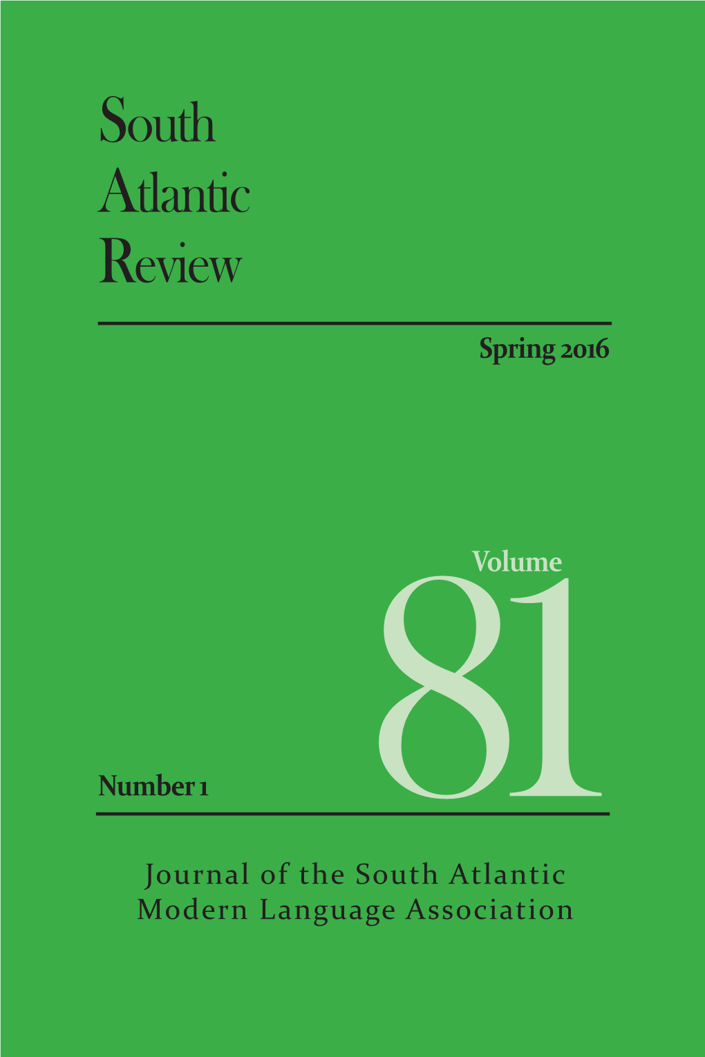 South Atlantic Review