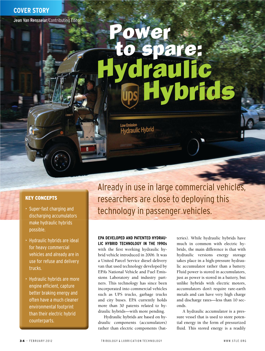 Power to Spare: Hydraulic Hybrids