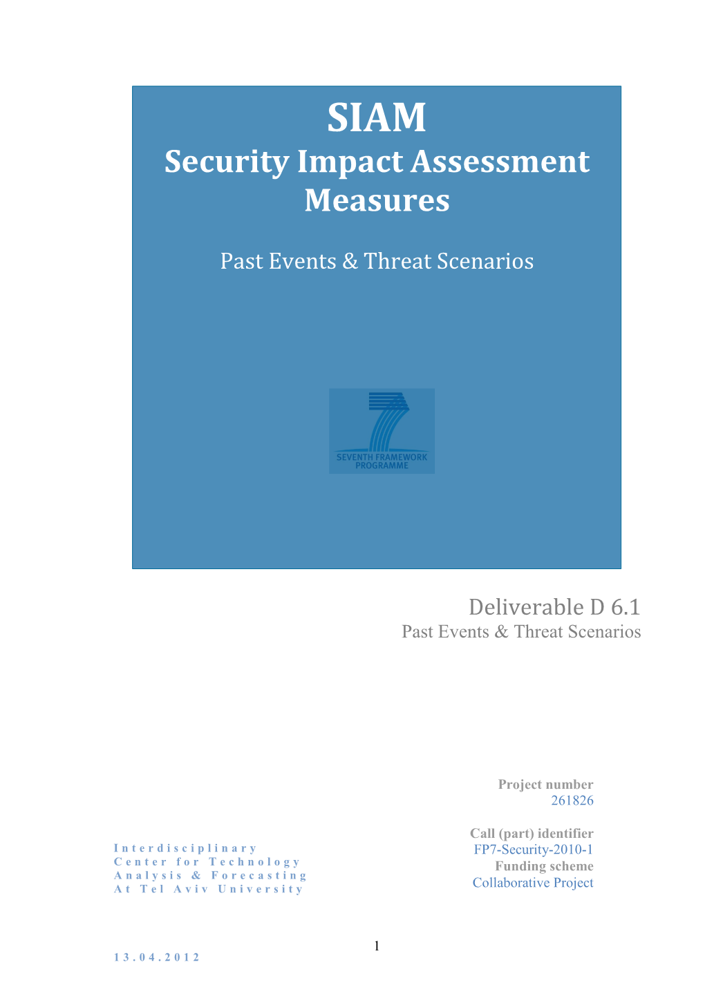 Security Impact Assessment Measures