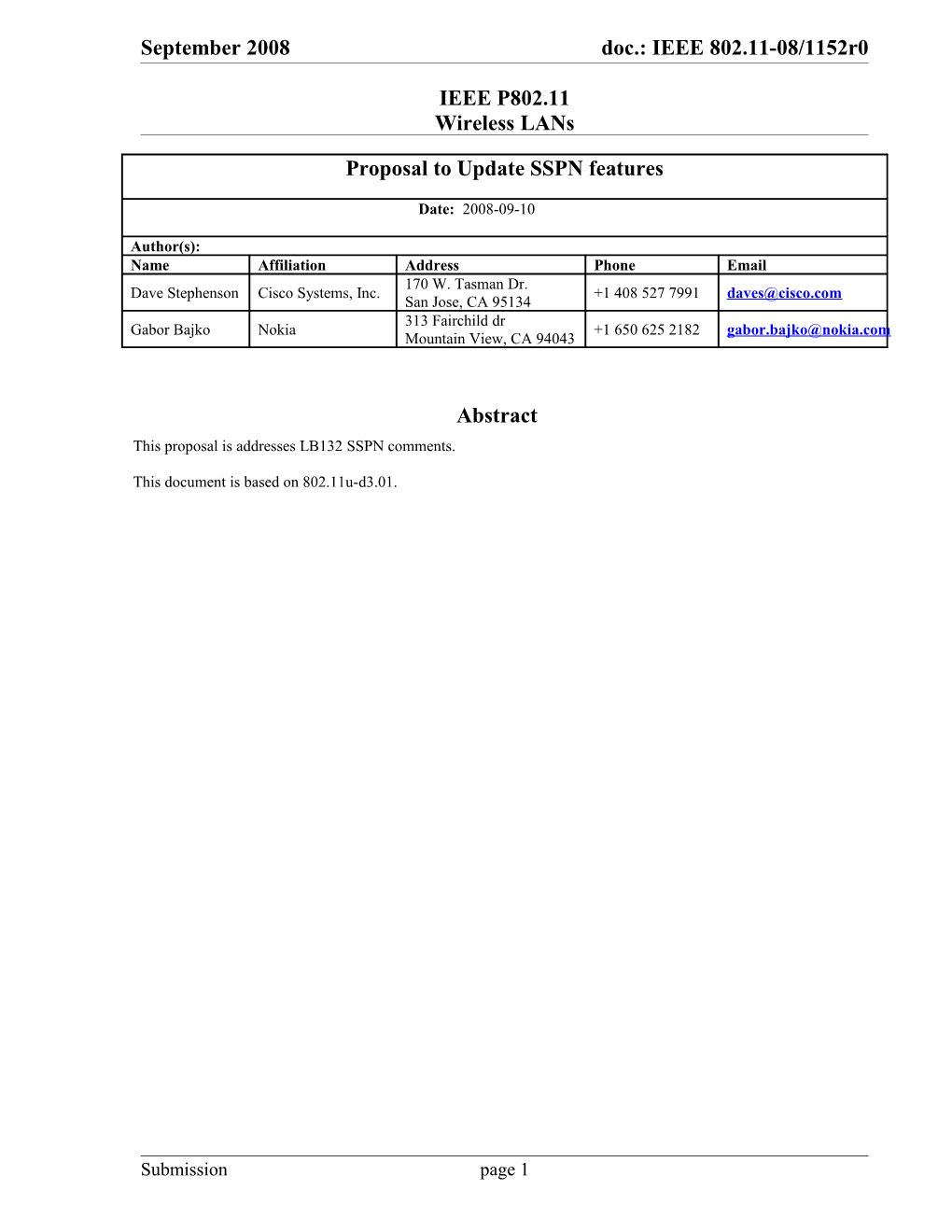 IEEE P802.11 Wireless Lans s66