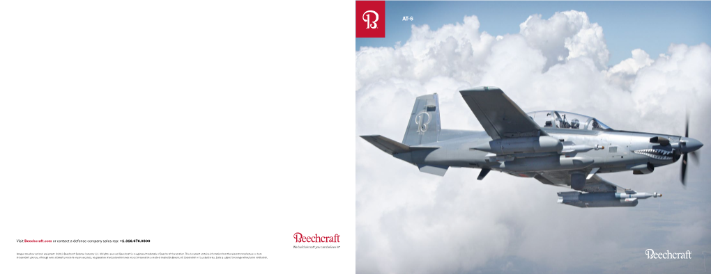 Visit Beechcraft.Com Or Contact a Defense Company Sales Rep: +1.316.676.0800