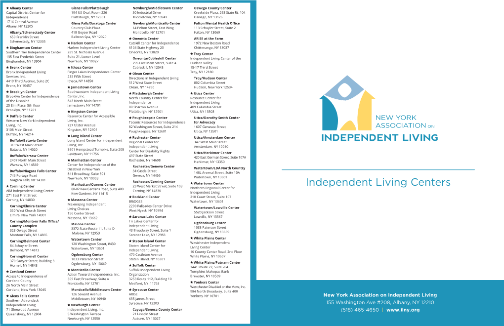 Independent Living Centers