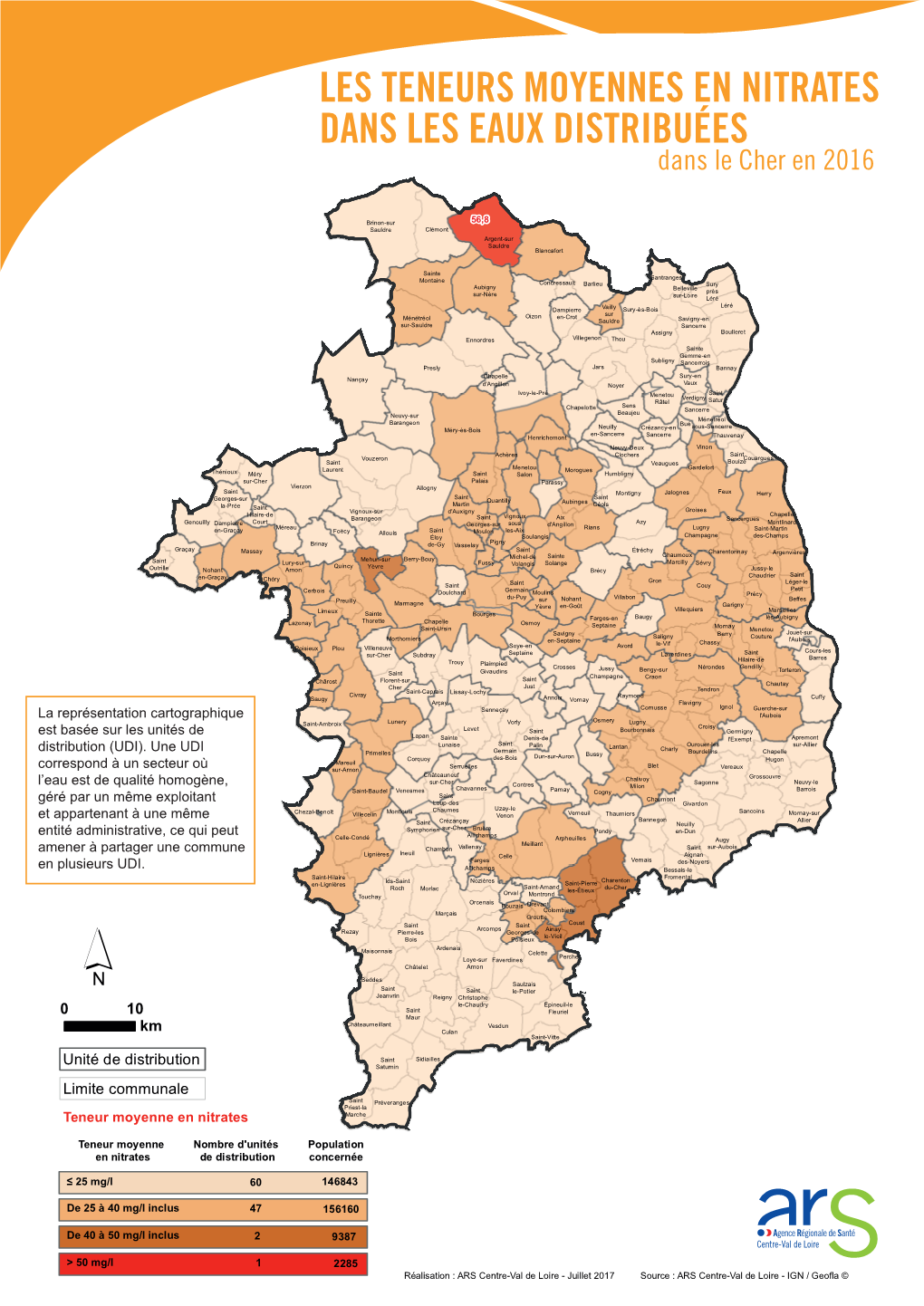 Teneurs En Nitrates Dans Les Eaux Distribuées En 2016