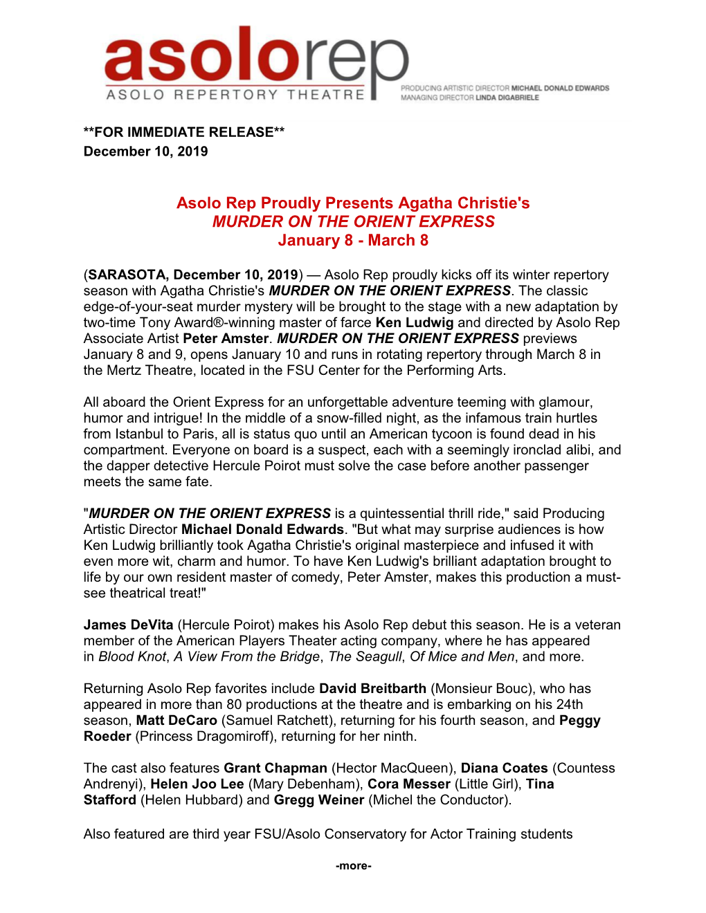 Press Release Murder on the Orient Express.Pdf