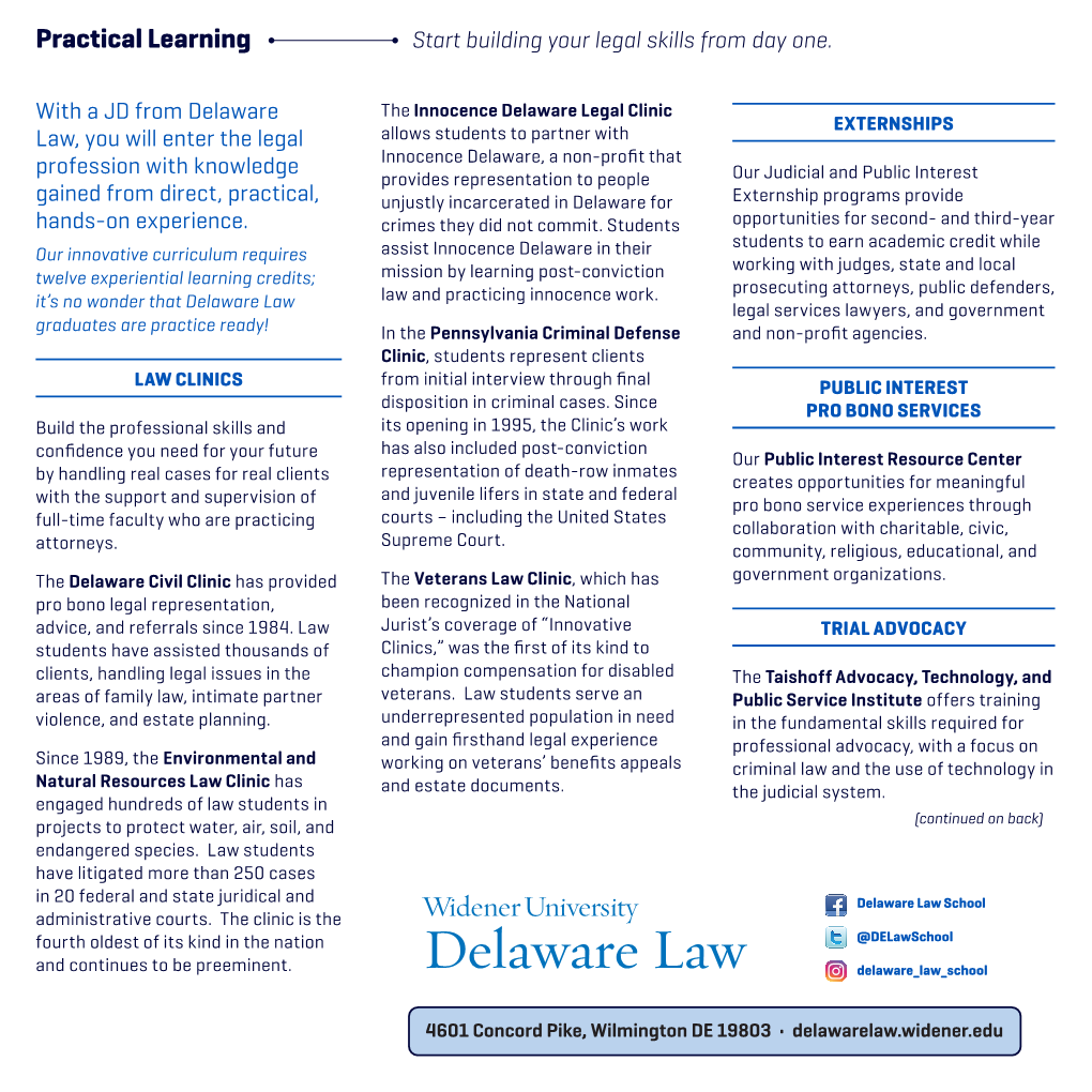 Practical Learning Start Building Your Legal Skills from Day One