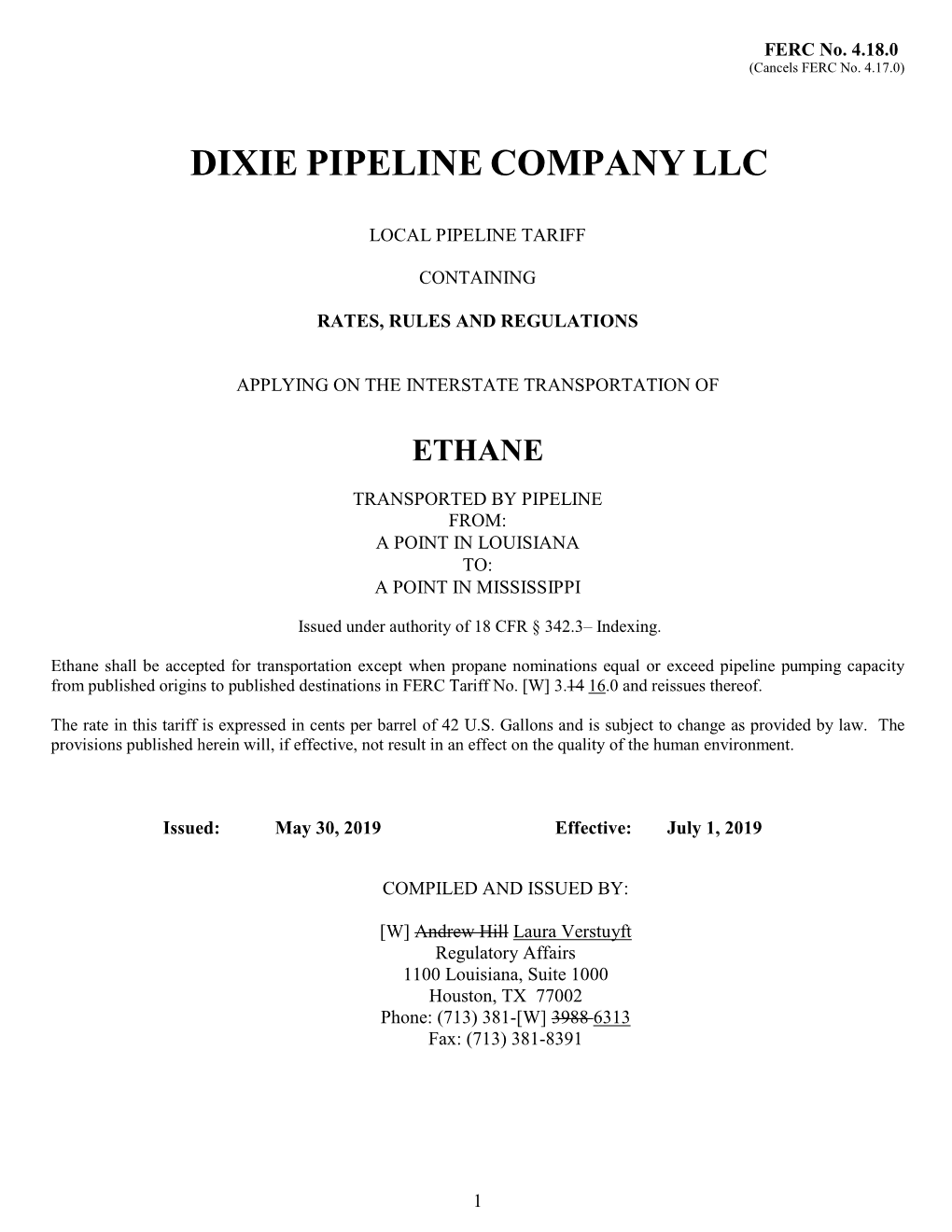 Dixie Pipeline Company Llc