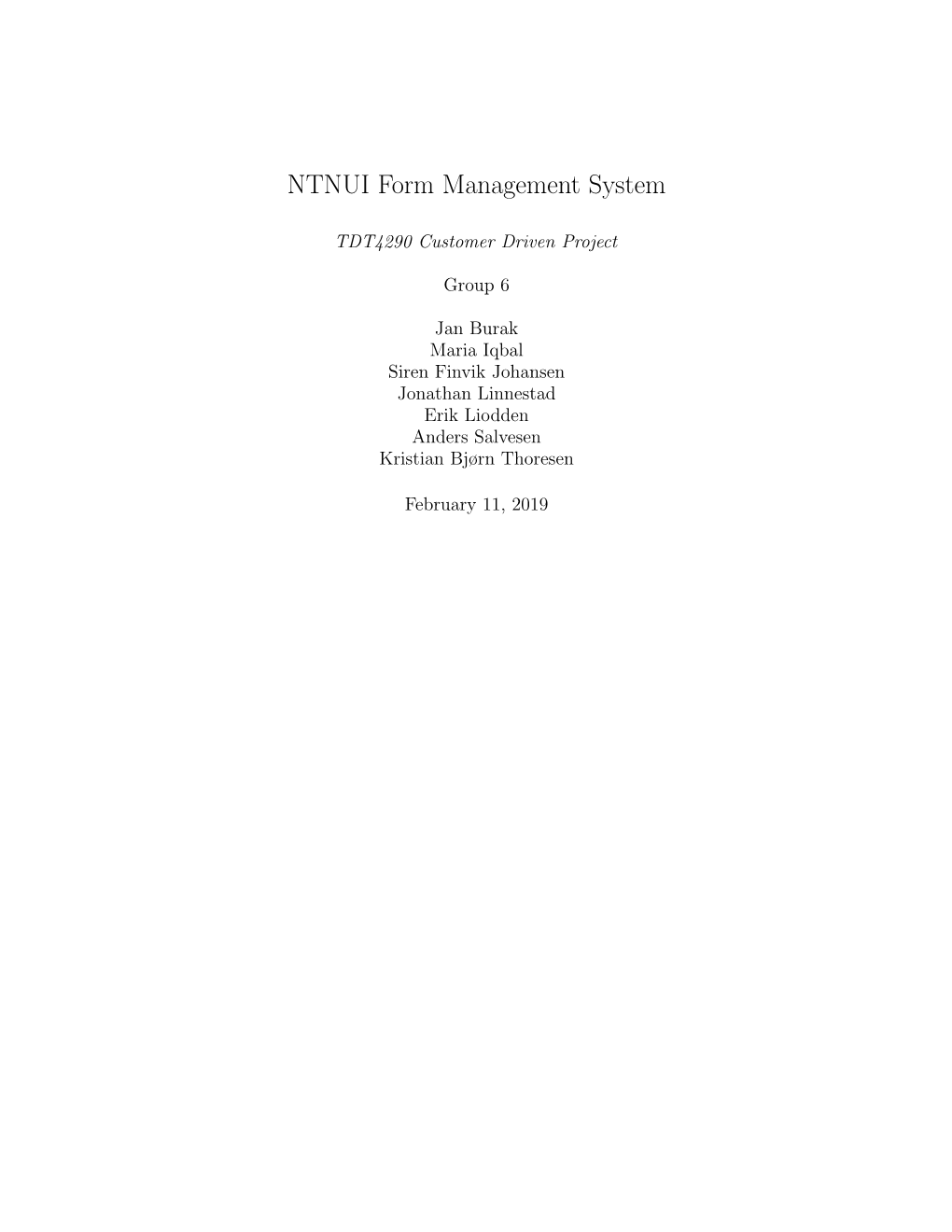 NTNUI Form Management System