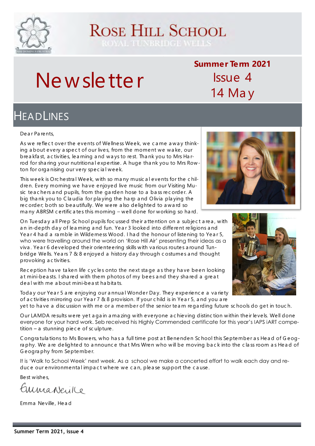 Newsletter Issue 4 14 May