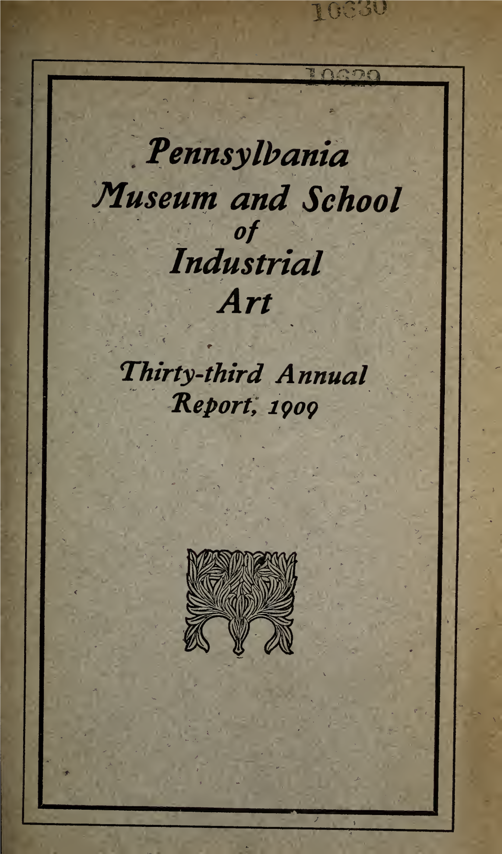 Annual Report, 1909