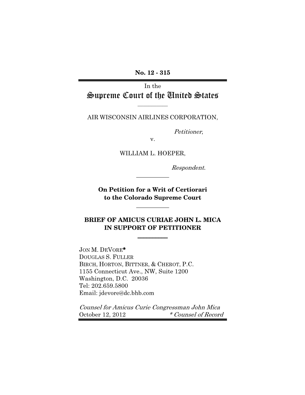 Final Cong. Mica Amicus Brief