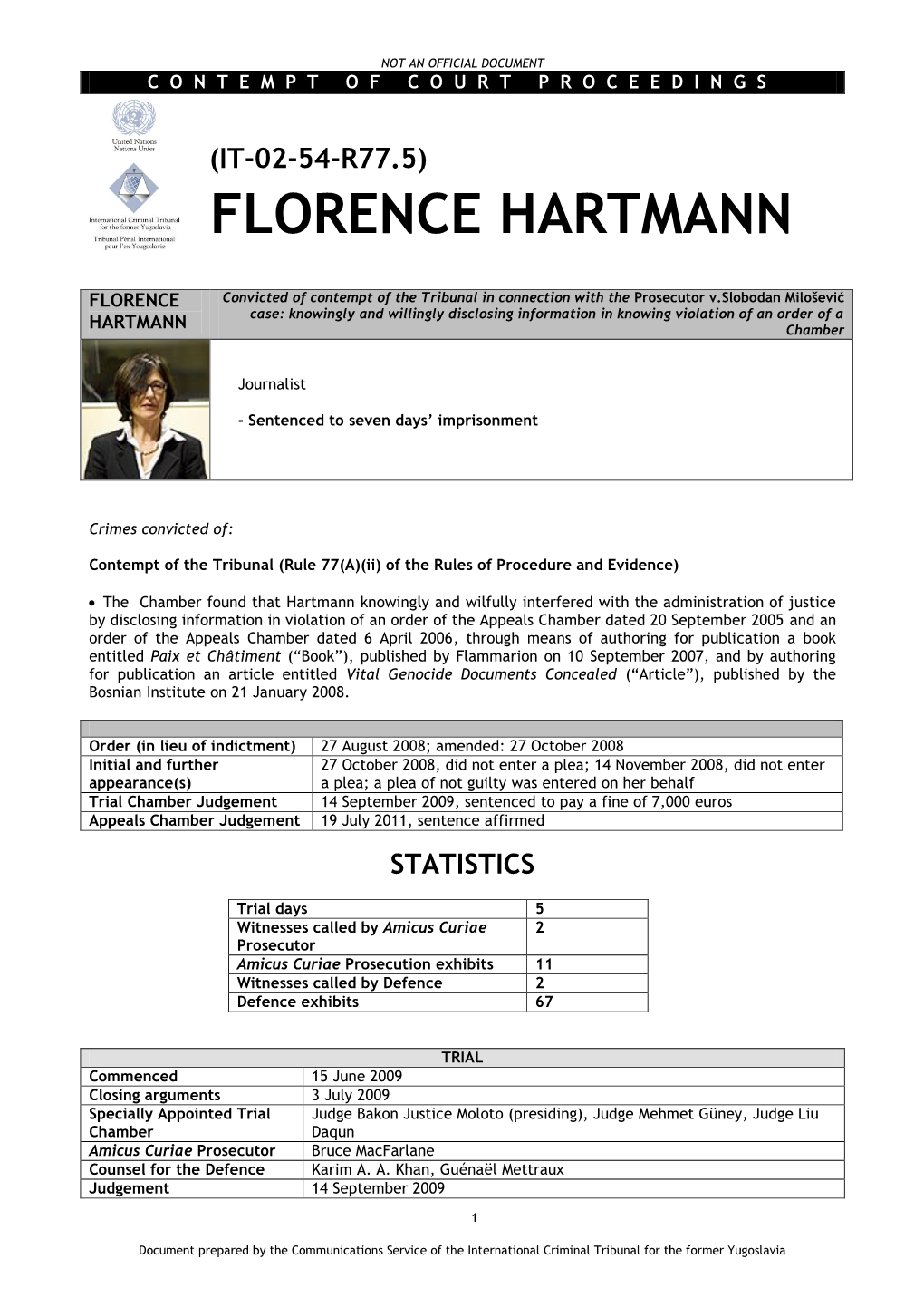 Florence Hartmann