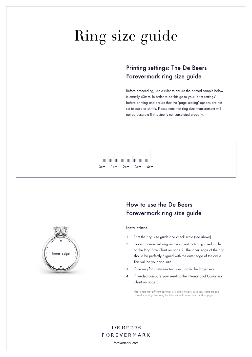 Ring Size Guide