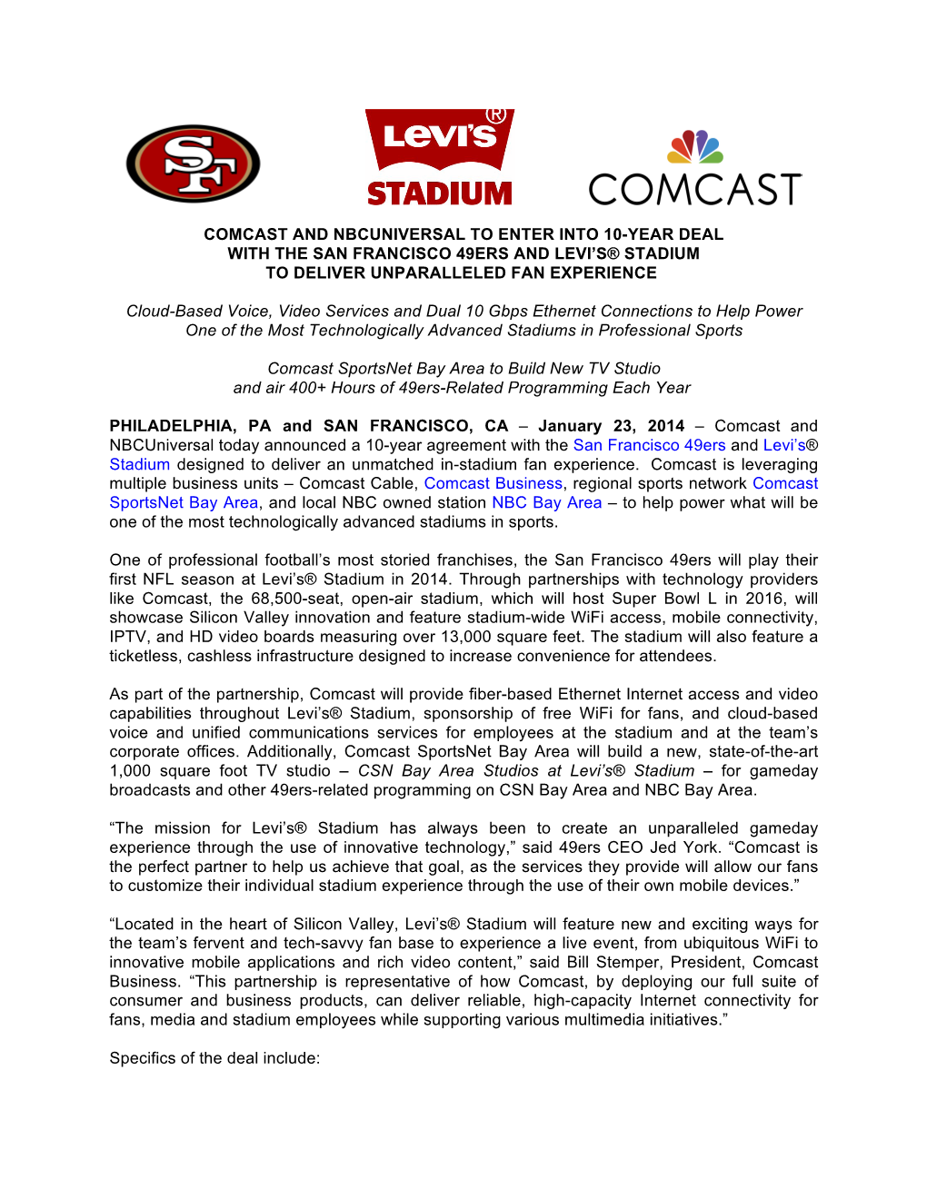 Comcast 49Ers Release FINAL