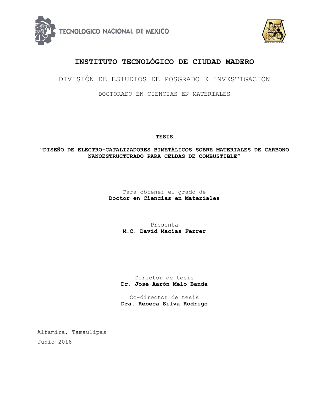 División De Estudios De Posgrado E Investigación