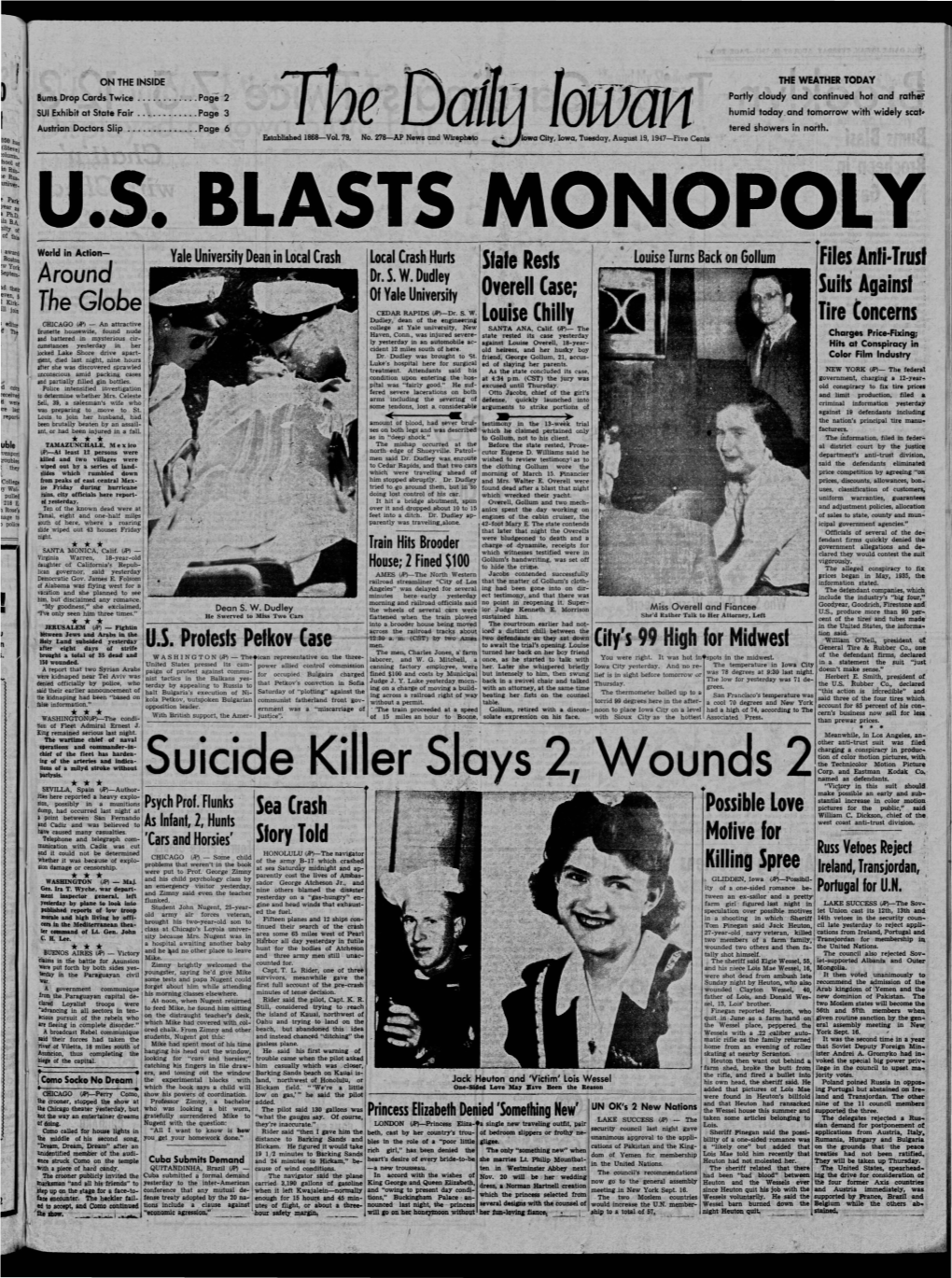 Daily Iowan (Iowa City, Iowa), 1947-08-19