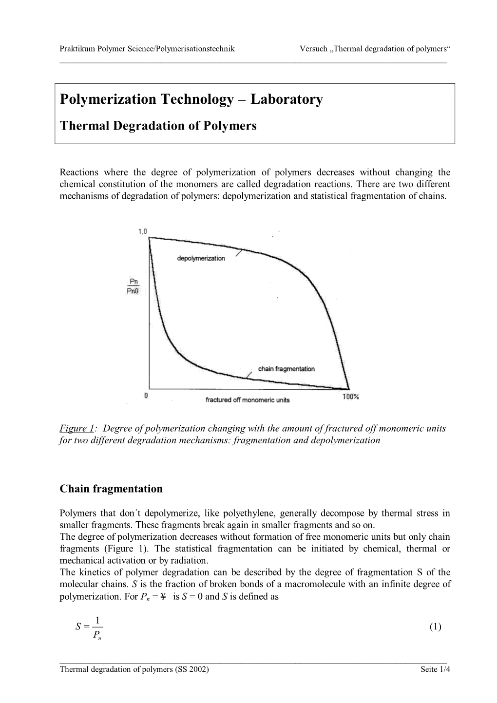 Thermal Degradation of Polymers“ ______