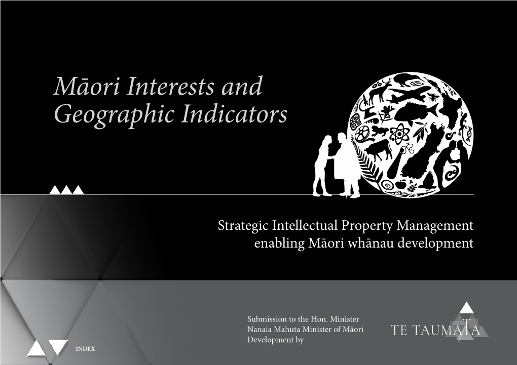 Māori Interests and Geographic Indicators