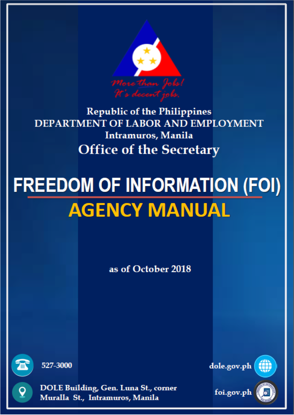 DOLE OSEC Freedom of Information (FOI)