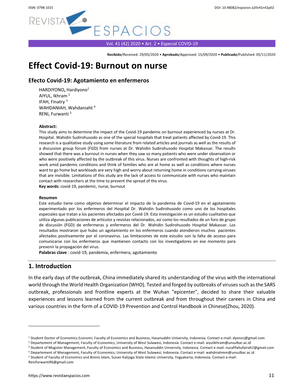 Burnout on Nurse