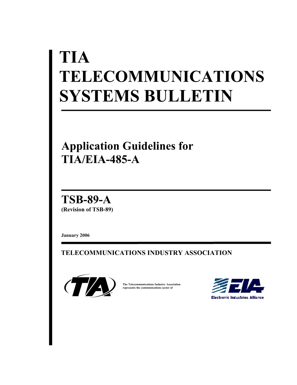 Tia Systems Bulletin