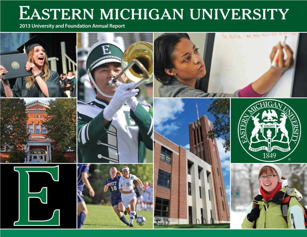 Eastern Michigan University 2013 Annual Report