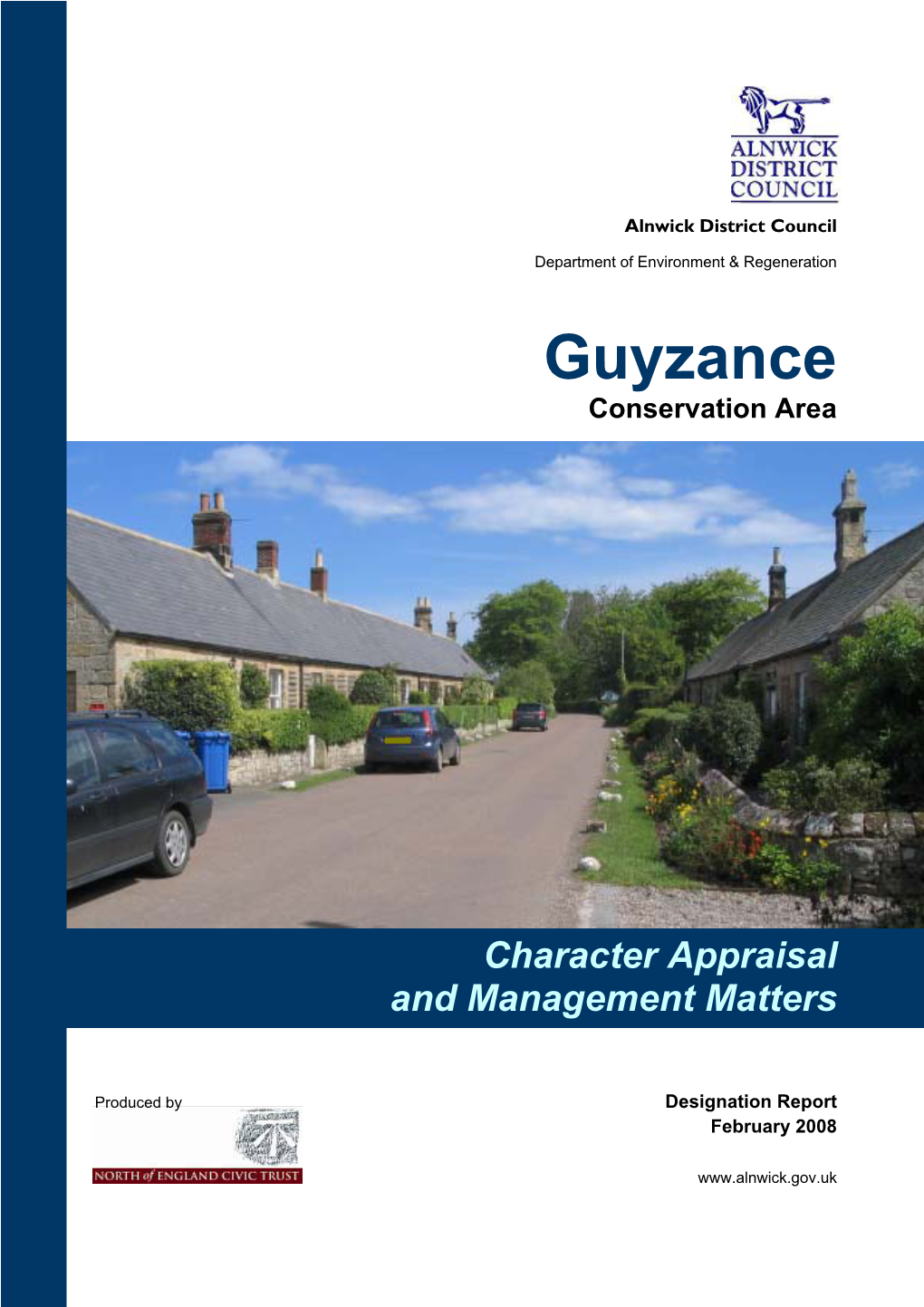 Guyzance Conservation Area Character