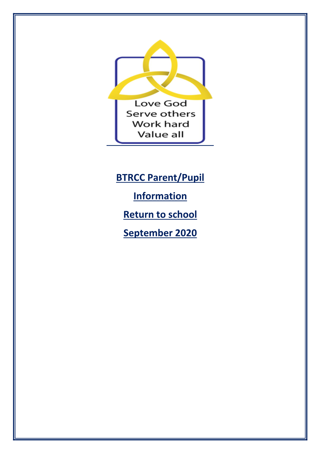 Parent Pupil Booklet