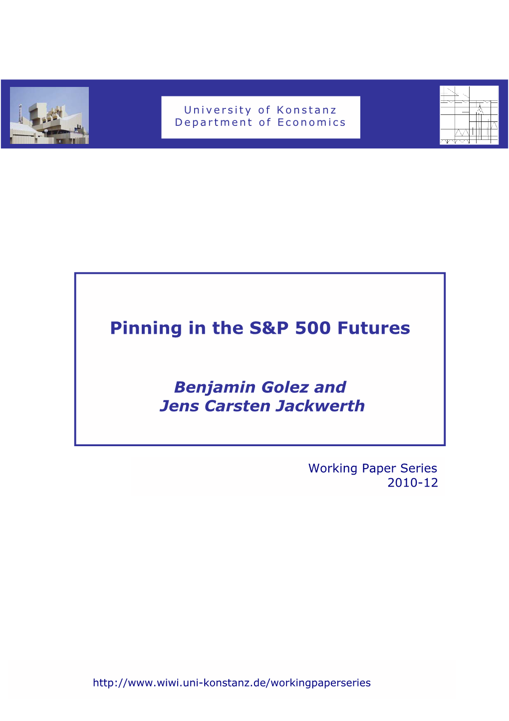 Pinning in the S&P 500 Futures