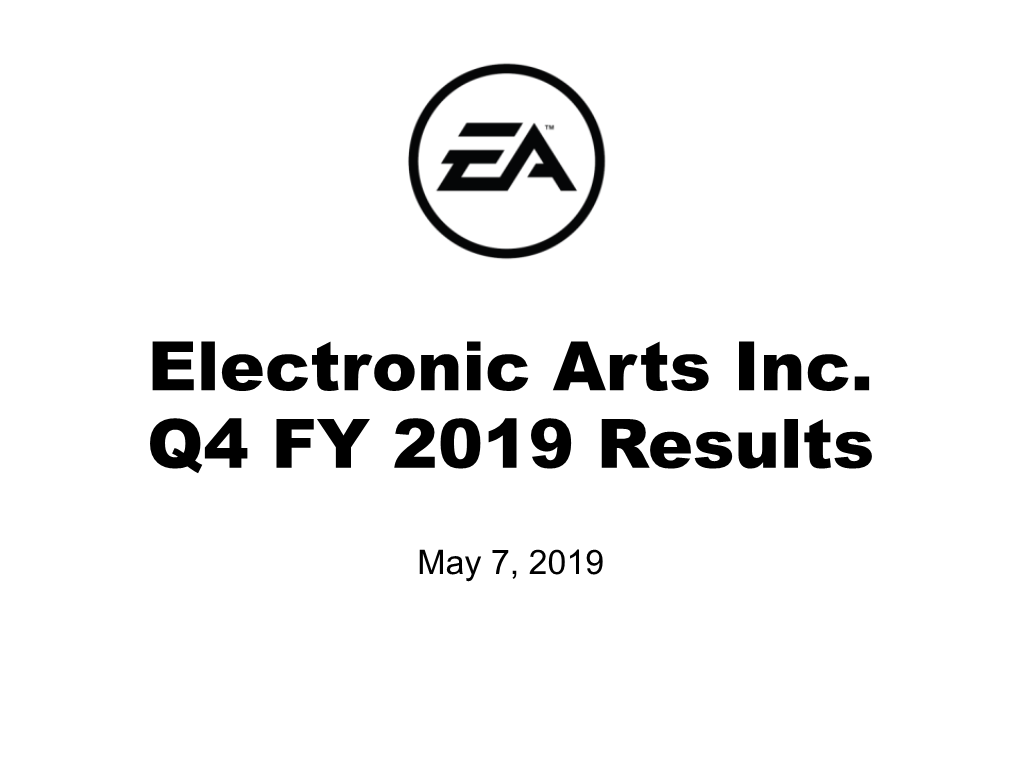 Electronic Arts Inc. Results