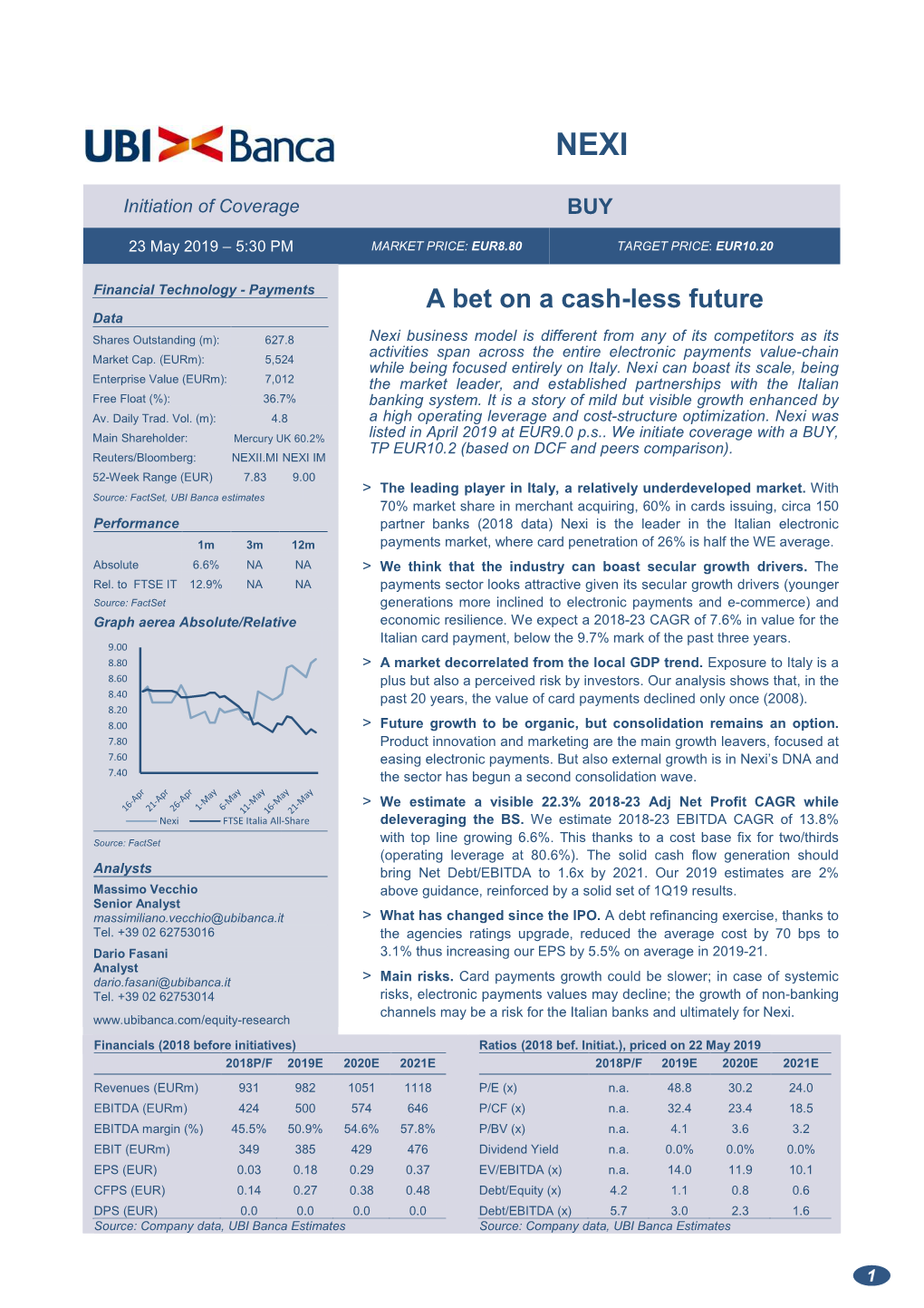 NEXI 23 May 2019